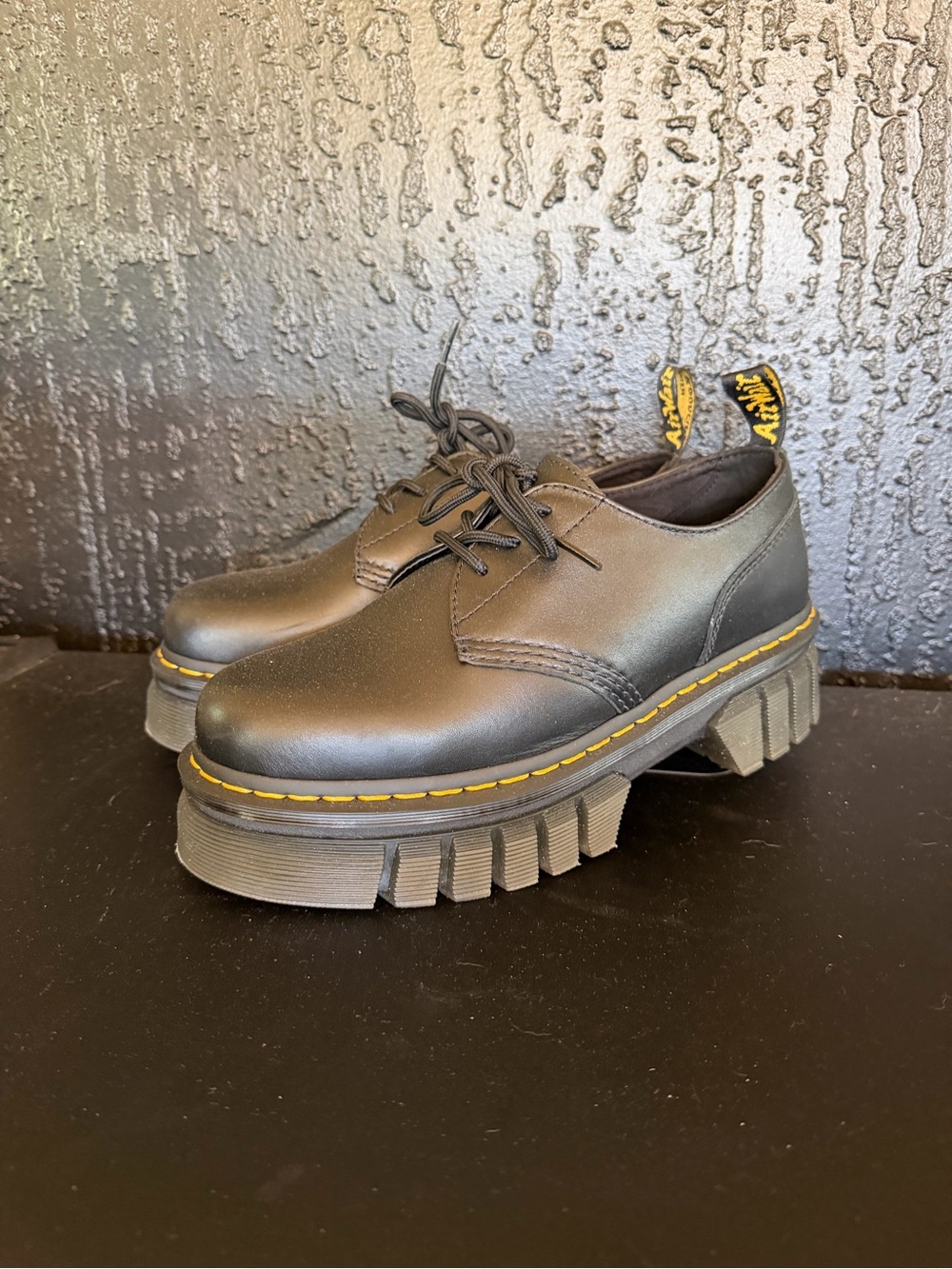 Dr. Martens Audrick Napa Leather Platform Women’s Shoes